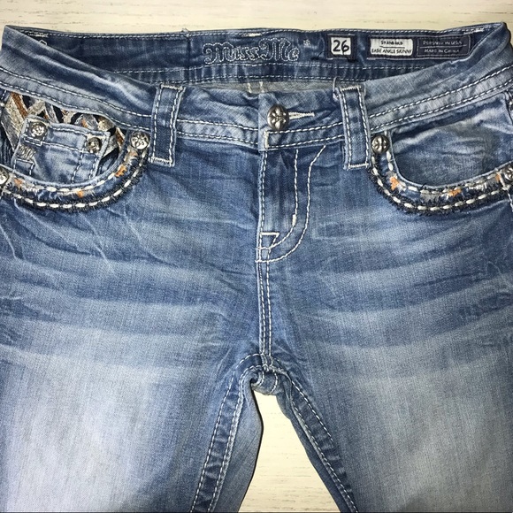 Miss Me Denim - Miss Me Standard Easy Ankle Skinny Jeans sz 26